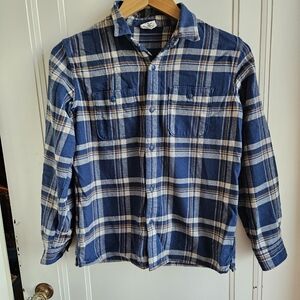 Gap Boys 100% Organically cotton long sleeve  button-down shirt